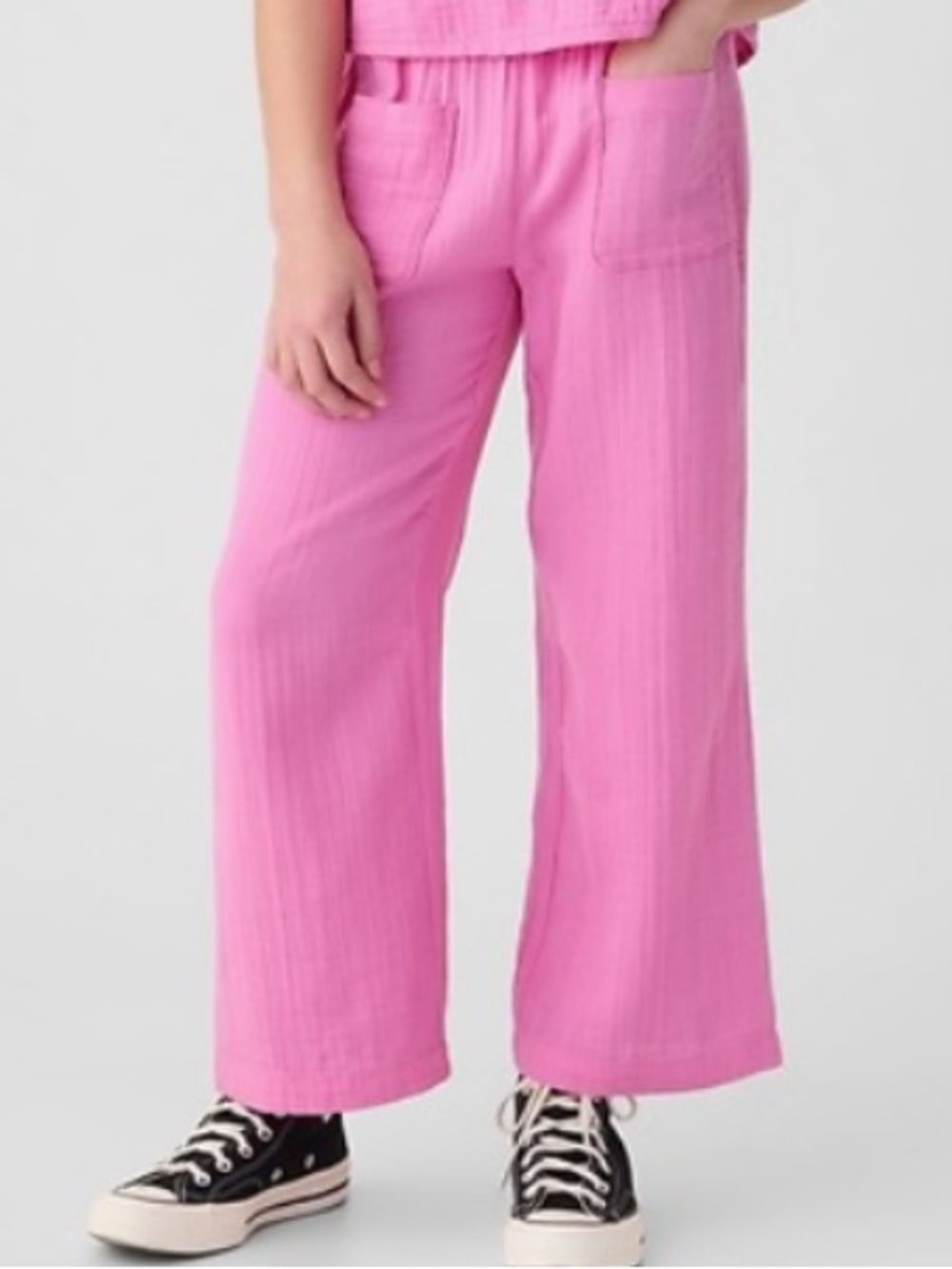 Gap kids crinkle gauze summer pants size 12 new with tags